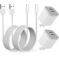 10FT iPhone 15 Charger,2Pack Dual Port 20W Fast Charging Block iPad Charger Plug Power Adapter 10Foot USB to USB C Cable Cord for iPhone 15/15 Plus/15 Pro/15 Pro Max/iPad Mini6/iPad Air5/iPad Pro 12.9